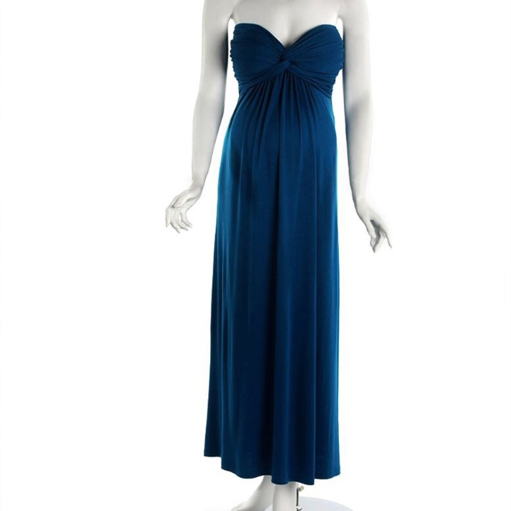 Strapless maternity dress- EUC- Size M